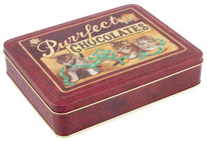 Plåtburk "Purrfect chocolates"